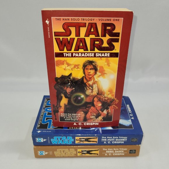 Star Wars Han Solo Trilogy Books 1-3 Paperback Softcover Set AC Crispin - Picture 1 of 2
